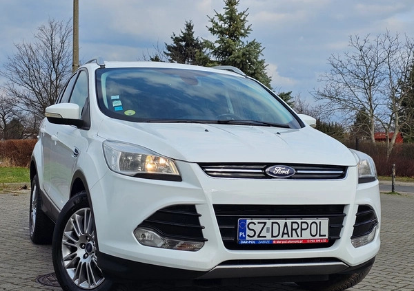 Ford Kuga cena 48800 przebieg: 164000, rok produkcji 2013 z Brzeziny małe 742